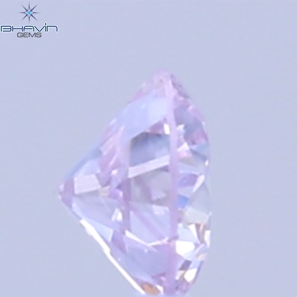 0.02 CT Natural Round Diamond Pink Color Clarity SI (1.6 MM)