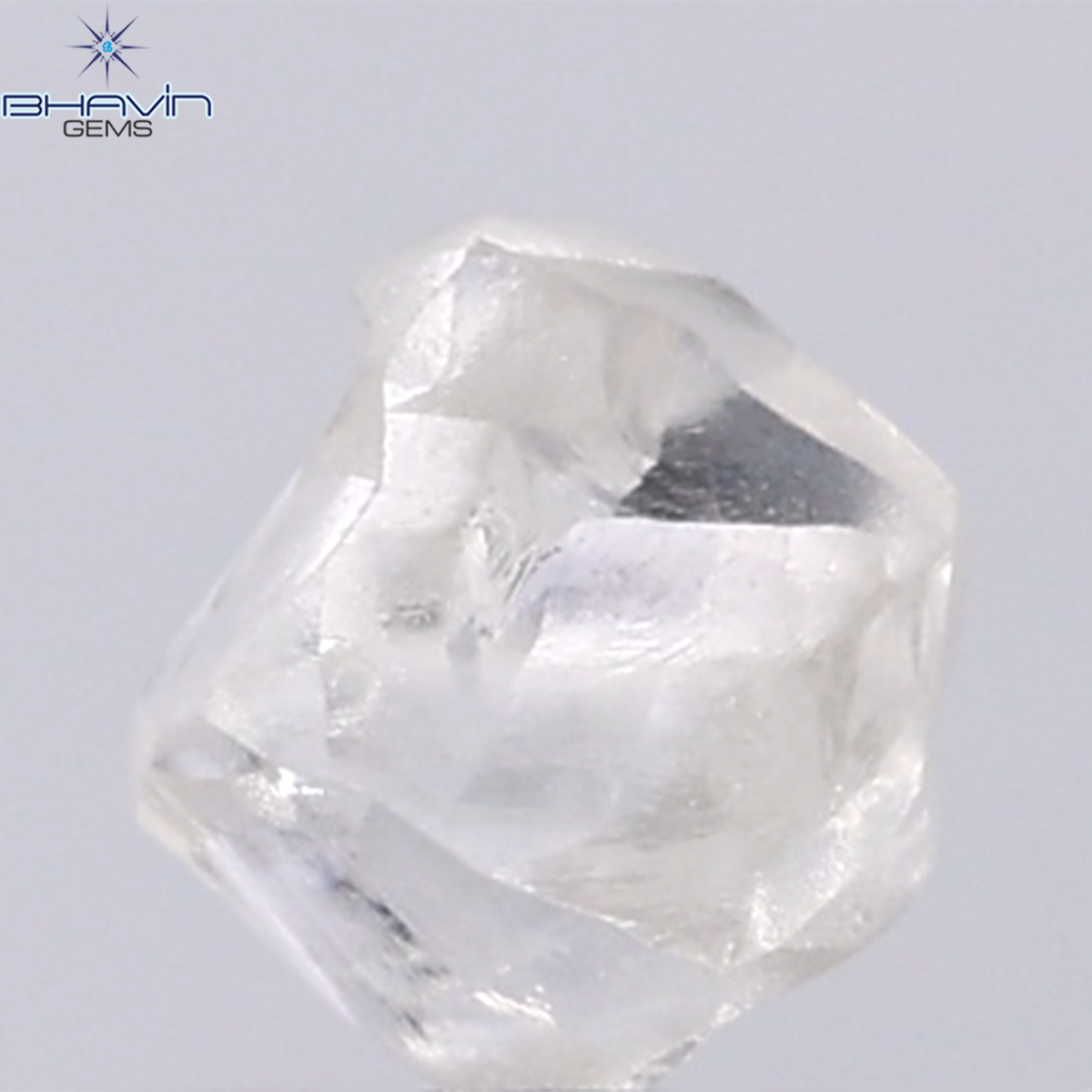 1.08 CT Natural Rough Diamond White Color Clarity VS (5.82 MM)