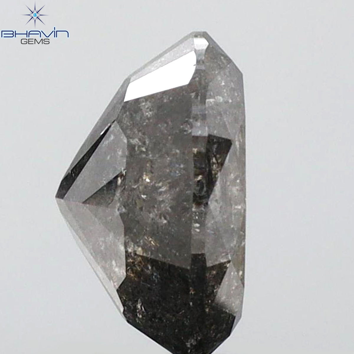 1.25 CT Natural Oval Salt And Papper Diamond I3 Clarity (7.28 MM)
