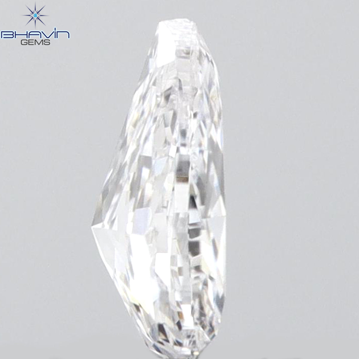 0.08 CT ペアシェイプ ナチュラル ダイヤモンド ピンク色 VS1 クラリティ (3.45 MM)