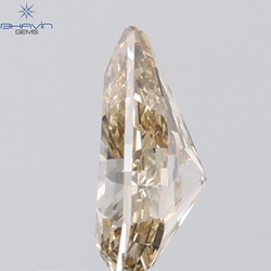 1.13 CT Kite Diamond Natural Brown Color SI Clarity (8.43 MM)