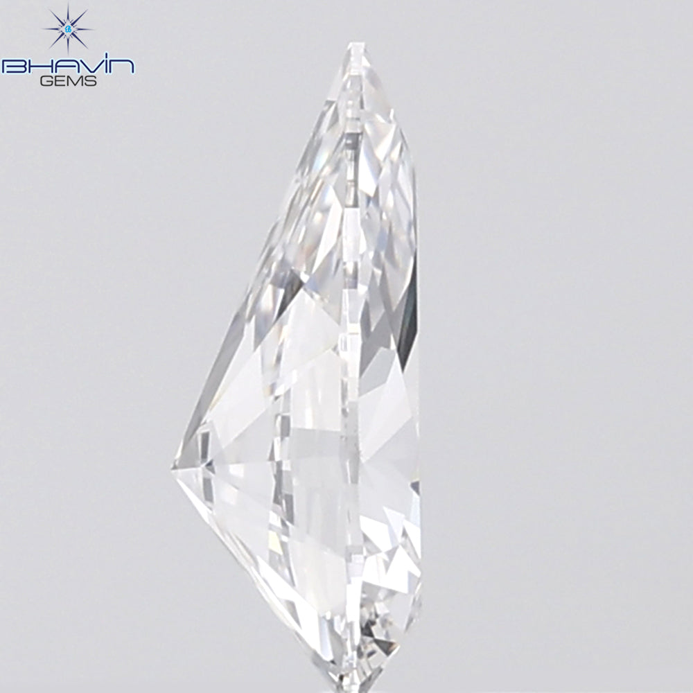 0.12 CT ペアシェイプ ナチュラル ダイヤモンド ピンク色 SI2 クラリティ (3.99 MM)