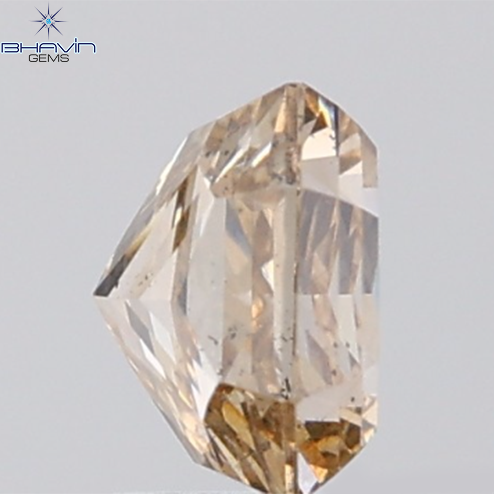 1.28 CT Radiant Natural Brown Diamond SI2 Clarity (5.87 MM)