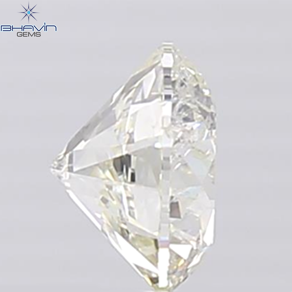 0.44 CT ラフシェイプ ナチュラル ダイヤモンド ブラック グレー (ソルト アンド パッパー) カラー I3 クラリティ (4.95 MM)