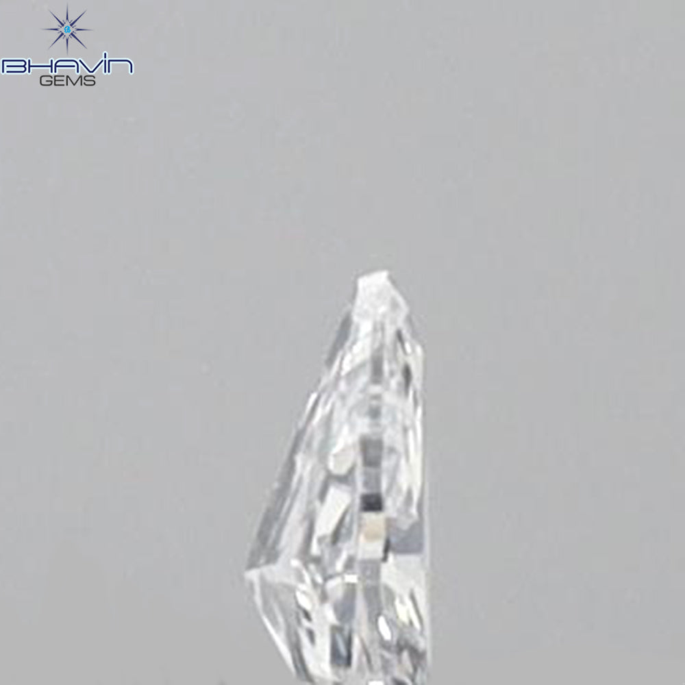 0.03 CT Pear Shape Natural Diamond White Color VS1 Clarity (2.37 MM)