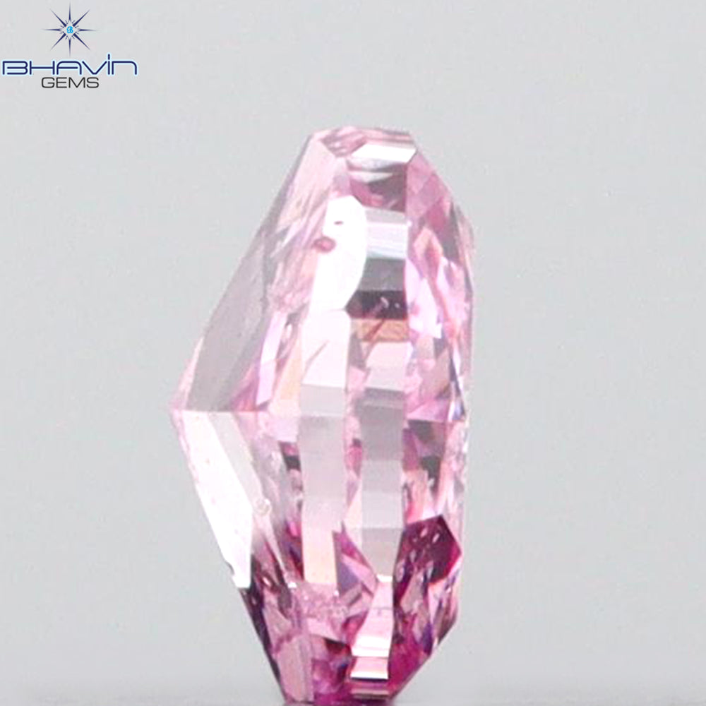 0.06 CT Oval Shape Natural Diamond VIVID Pink (Argyle) Color SI1 Clarity (2.70 MM)