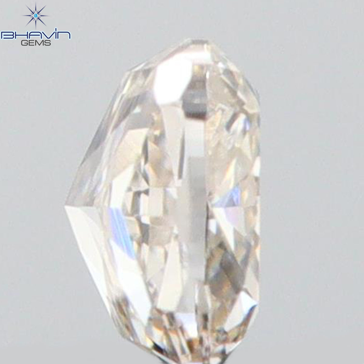 0.06 CT ハートシェイプ 天然ダイヤモンド ピンク色 SI1 クラリティ (2.10 MM)