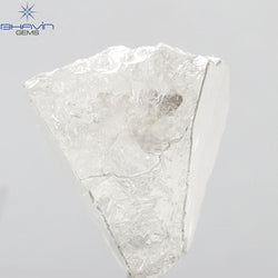 12.17 CT Rough Shape Natural Diamond White Color I3 Clarity