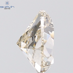 1.00 CT Heart Diamond Natural Brown Color VVS Clarity (7.14 MM)