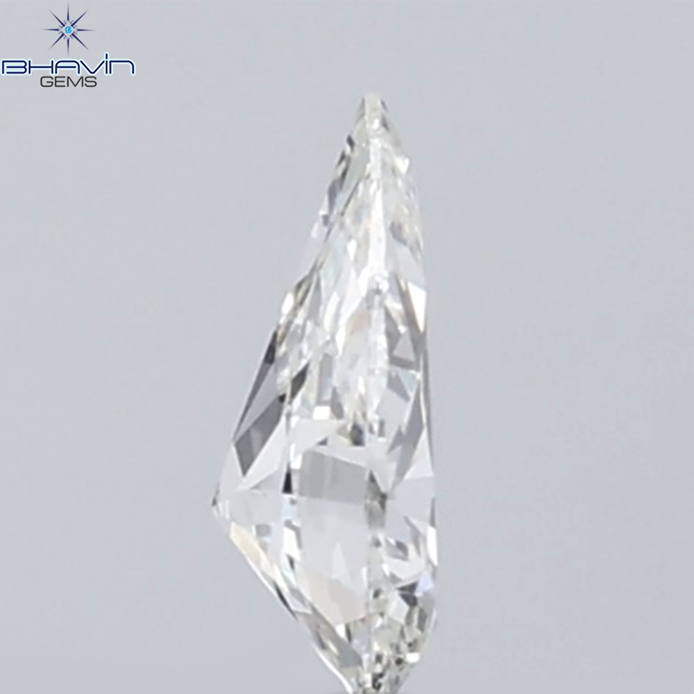 0.13 CT Pear Shape White Diamond VVS1 Clarity (4.18 MM)
