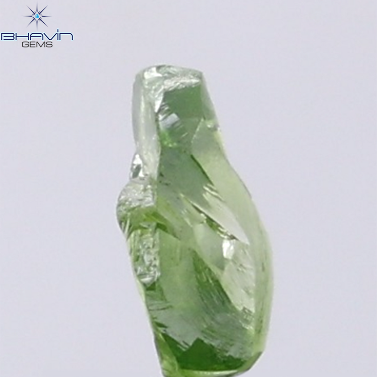 0.49 CT ラフシェイプ ナチュラル ダイヤモンド ピンク色 I3 クラリティ (4.90 MM)