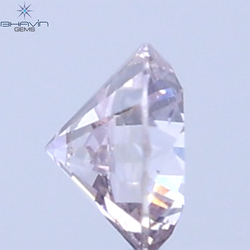 0.17 CT Natural Round Diamond Pink Color Clarity SI (3.52 MM)