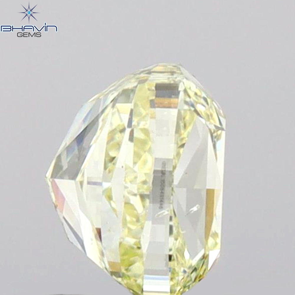 GIA認定 1.00 CT クッションダイヤモンド Y～Zカラー 天然ダイヤモンド SI2 クラリティ (5.37 MM)