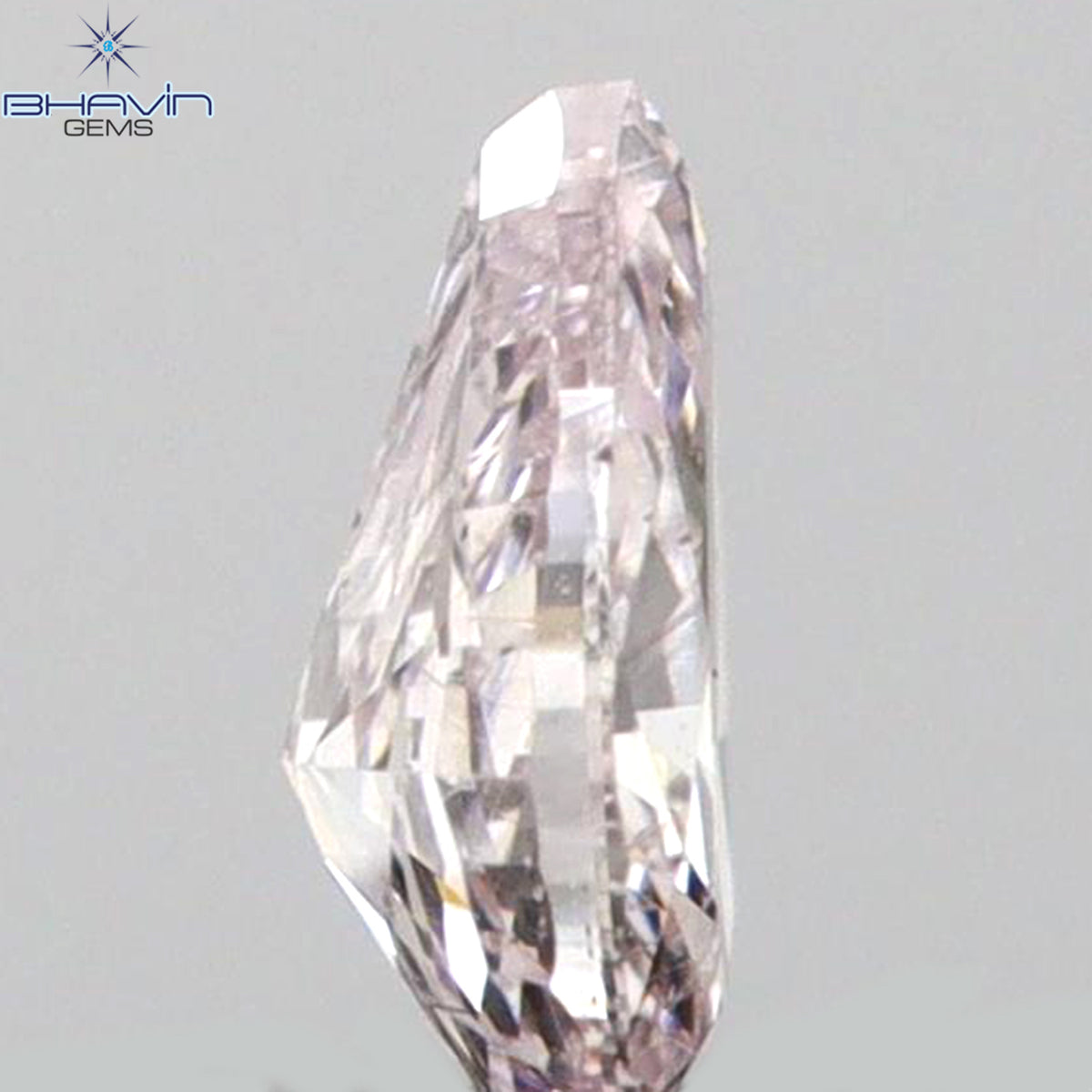 0.06 CT Pear Shape Natural Diamond Pink Color VS2 Clarity (3.12 MM)