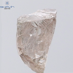 1.31 CT Rough Shape Natural Diamond Brown Color VS Clarity (7.87 MM)