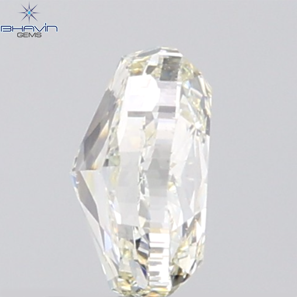 GIA認定 1.27 CT クッションダイヤモンド イエローカラー 天然ダイヤモンド VS1 クラリティ (5.97 MM)