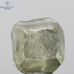 6.85 CT Rough Shape Natural Loose Diamond Green (M) Color I1 Clarity (9.57 MM)