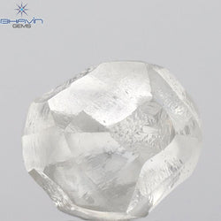 3.43 CT Rough Shape Natural Loose Diamond White (M) Color SI1 Clarity (8.00 MM)