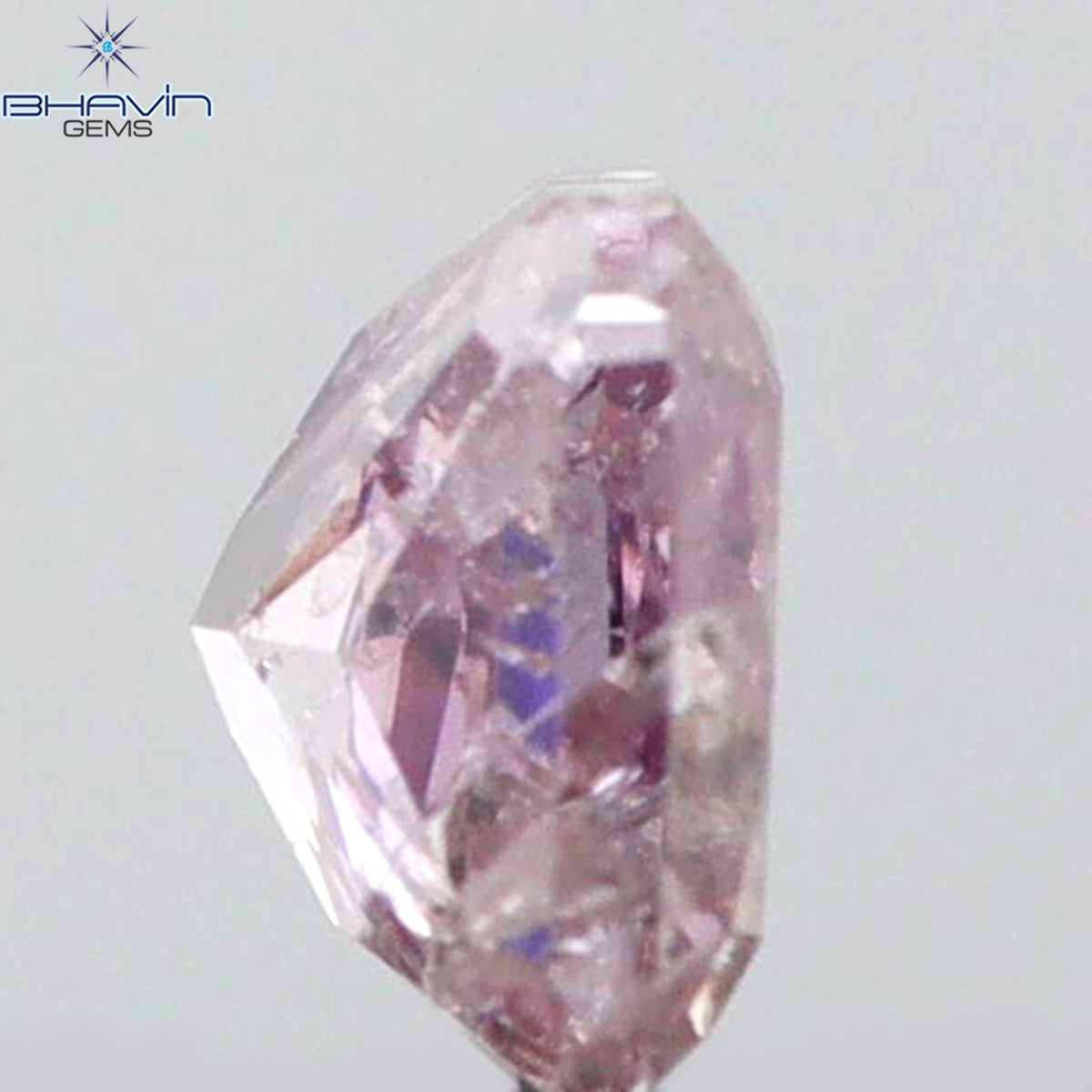 0.20 CT Natural Cushion Diamond Pink Color Clarity I3 (3.34 MM)