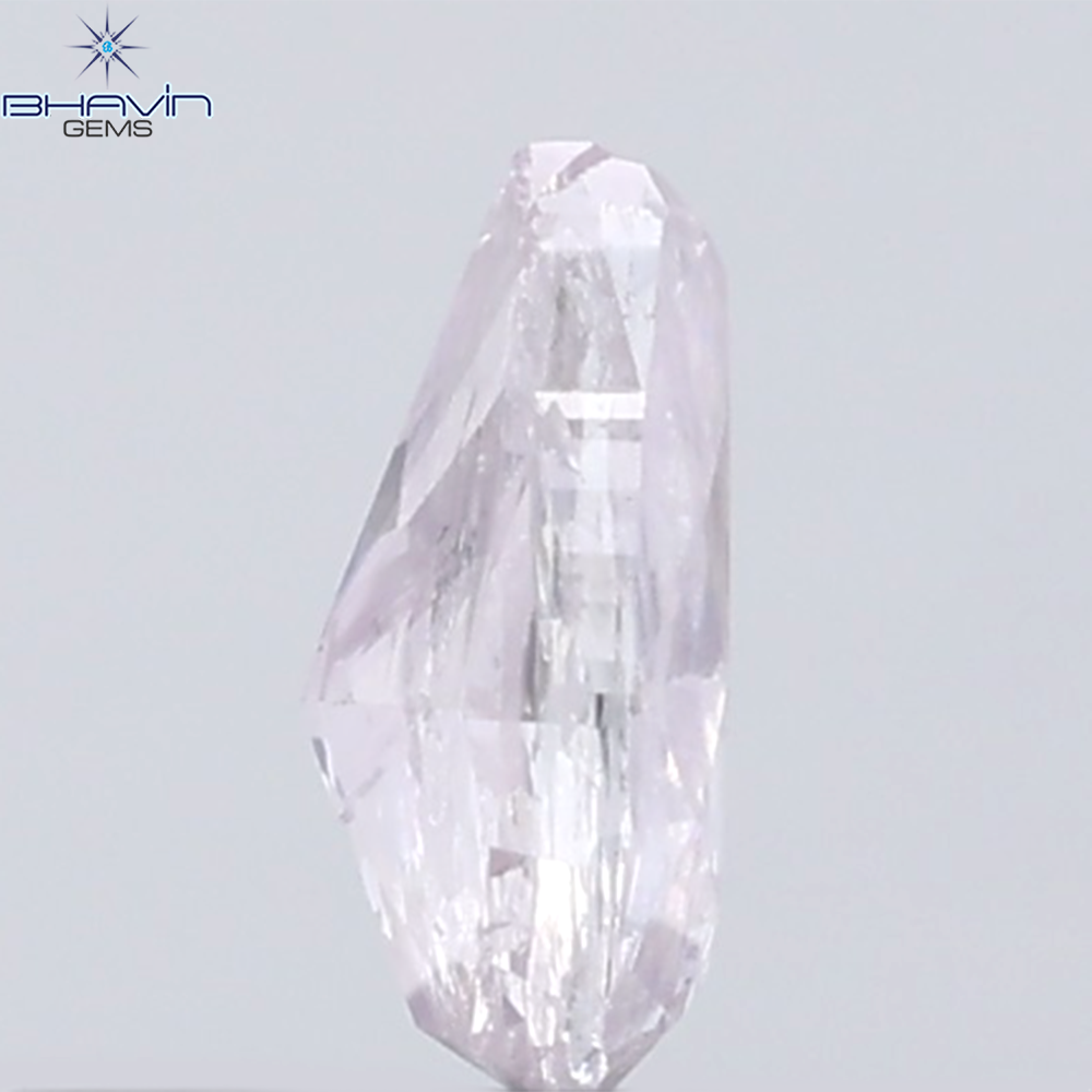 0.29 CT Pear Diamond Natural Pink Color I3 Clarity (5.03 MM)