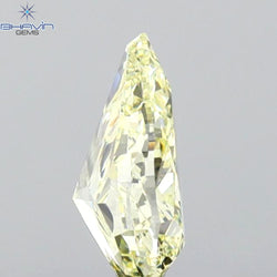 GIA Certified 1.00 CT Pear Diamond Yellow Color Natural Loose Diamond (7.95 MM)