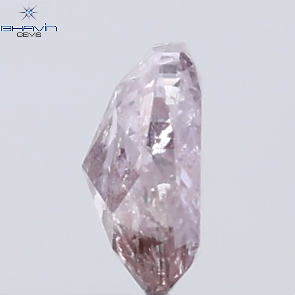 0.29 CT Cushion Diamond Natural Pink Color I3 Clarity (4.22 MM)