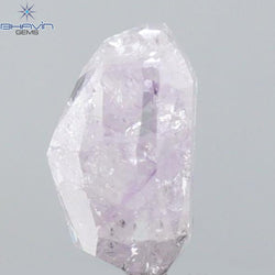 0.85 CT Cushion Shape Natural Loose Diamond Pink Color I3 Clarity (5.78 MM)