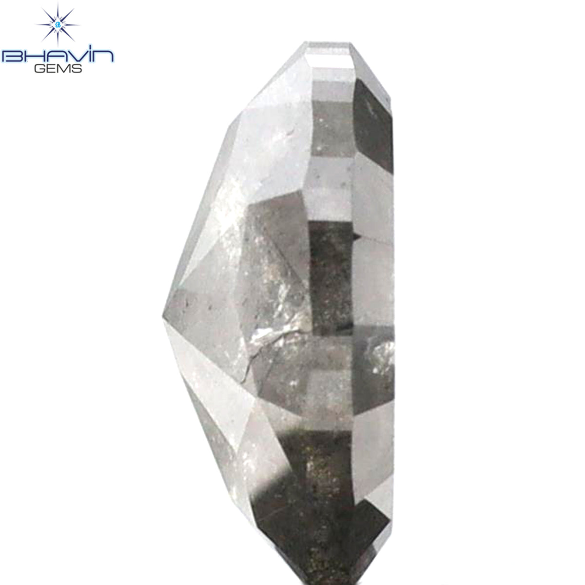 1.49 CT Oval Shape Natural Diamond Salt And Papper Color I3 Clarity (8.15 MM)