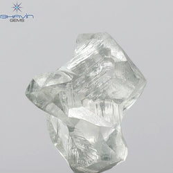 3.17 CT Rough Shape Natural Loose Diamond Bluish Green (M) Color VS2 Clarity (10.10 MM) (Copy)