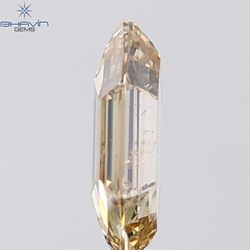 1.03 CT Hexagon Diamond Natural Brown Color SI Clarity (8.48 MM)