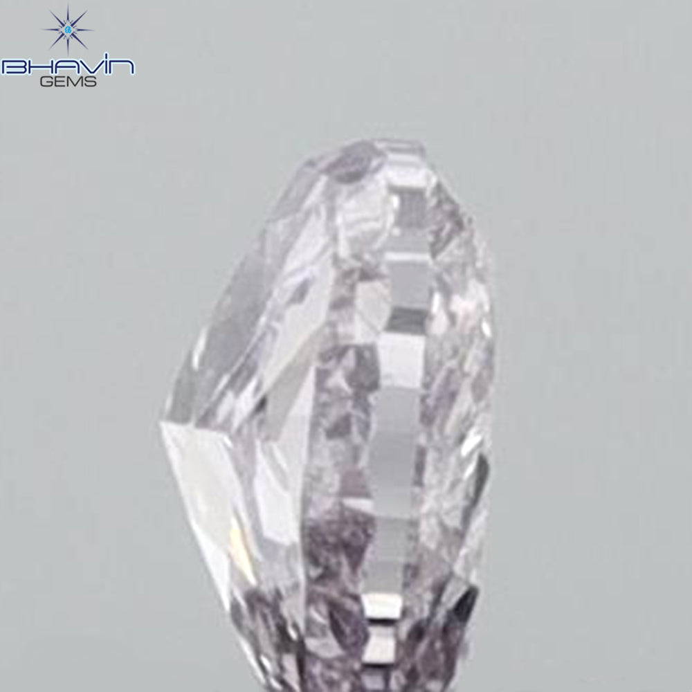 0.12 CT Oval Shape Natural Diamond Pink Color I1 Clarity (3.17 MM)