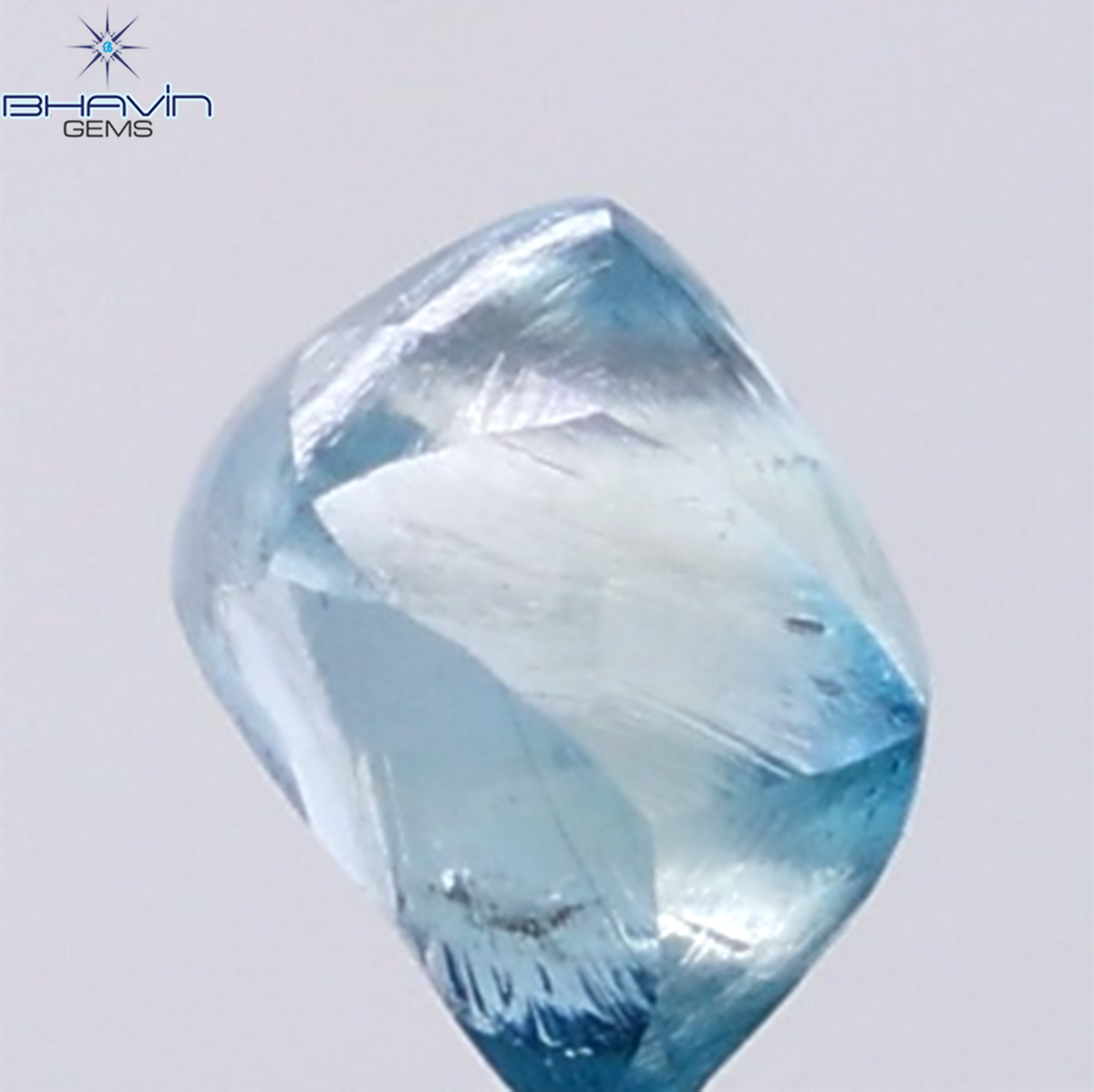 0.49 CT ラフシェイプ ナチュラル ダイヤモンド ピンク色 I3 クラリティ (4.90 MM)