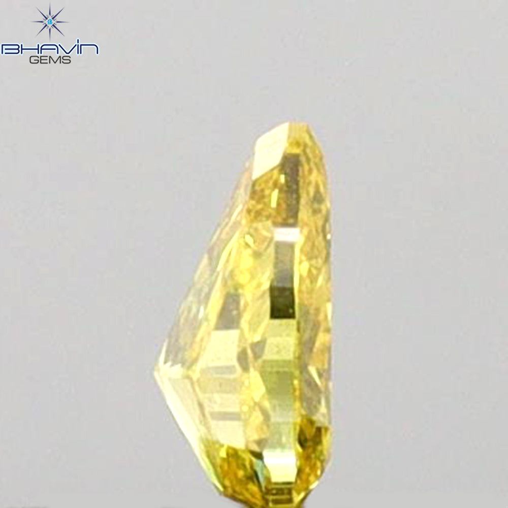 0.16 CT Cushion Shape Natural Loose Diamond Yellow Color VS2 Clarity (2.90 MM)