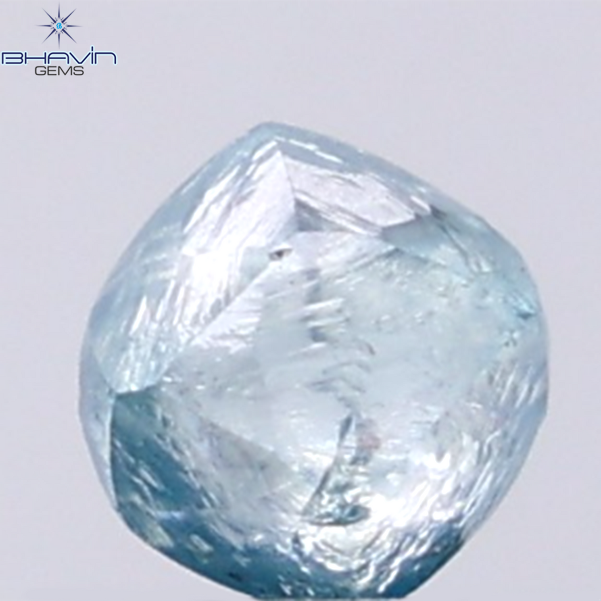 0.49 CT ラフシェイプ ナチュラル ダイヤモンド ピンク色 I3 クラリティ (4.90 MM)