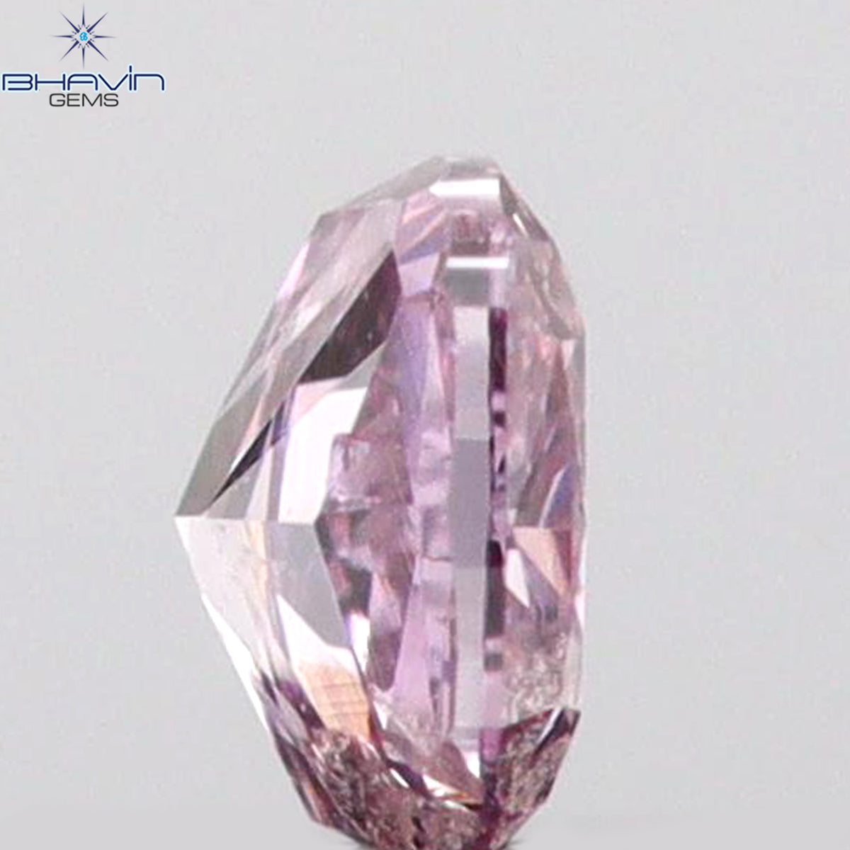 0.07 CT Cushion Shape Natural Diamond Pink Color SI2 Clarity (2.50 MM)
