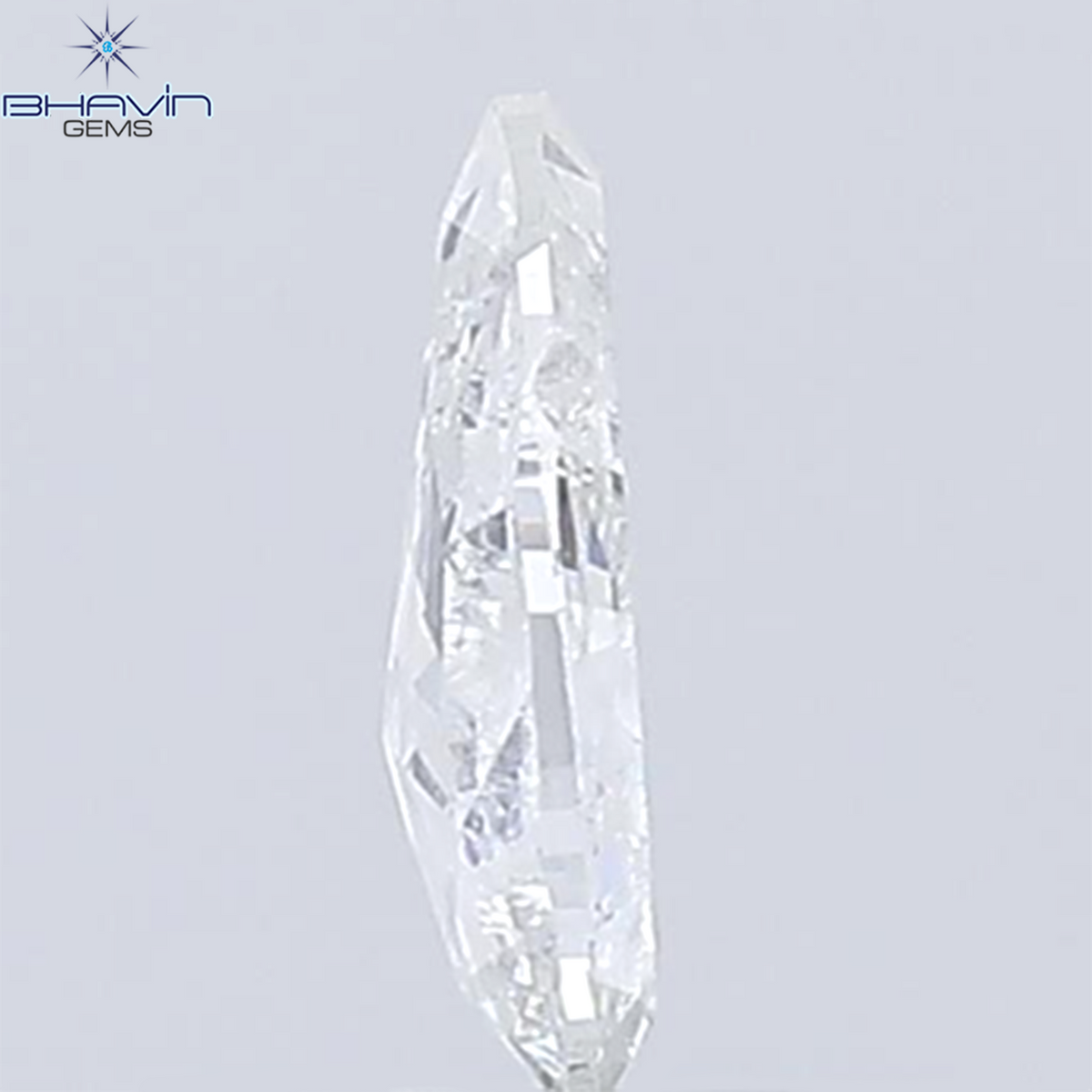 0.67 CT ペアシェイプ 天然ダイヤモンド ホワイトカラー SI2 クラリティ (7.60 MM)