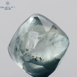 2.93 CT Natural Rough Diamond Enhanced Blue Color Clarity SI (7.97 MM)