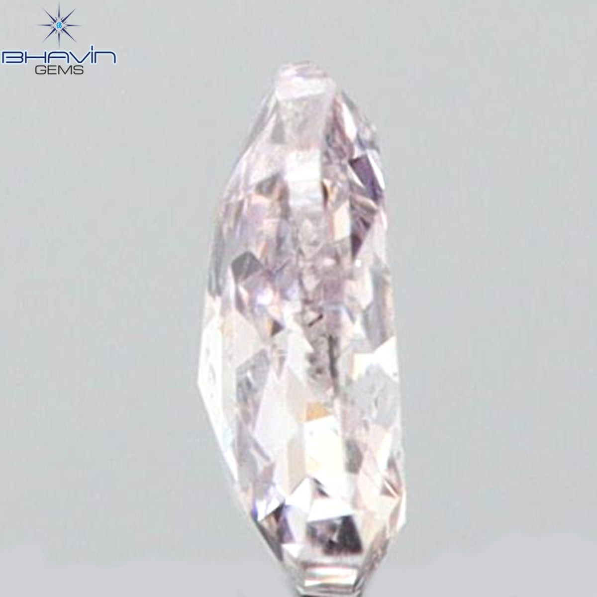 0.09 CT Natural Heart Diamond Pink Color Clarity SI1 (3.35 MM)