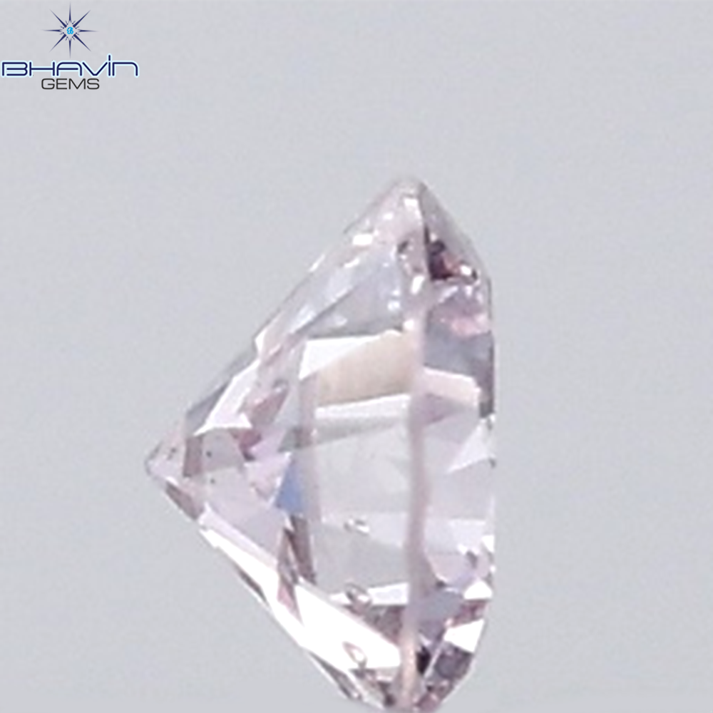 0.04 CT Round Natural Diamond Pink (Argyle) Color VS-SI Clarity