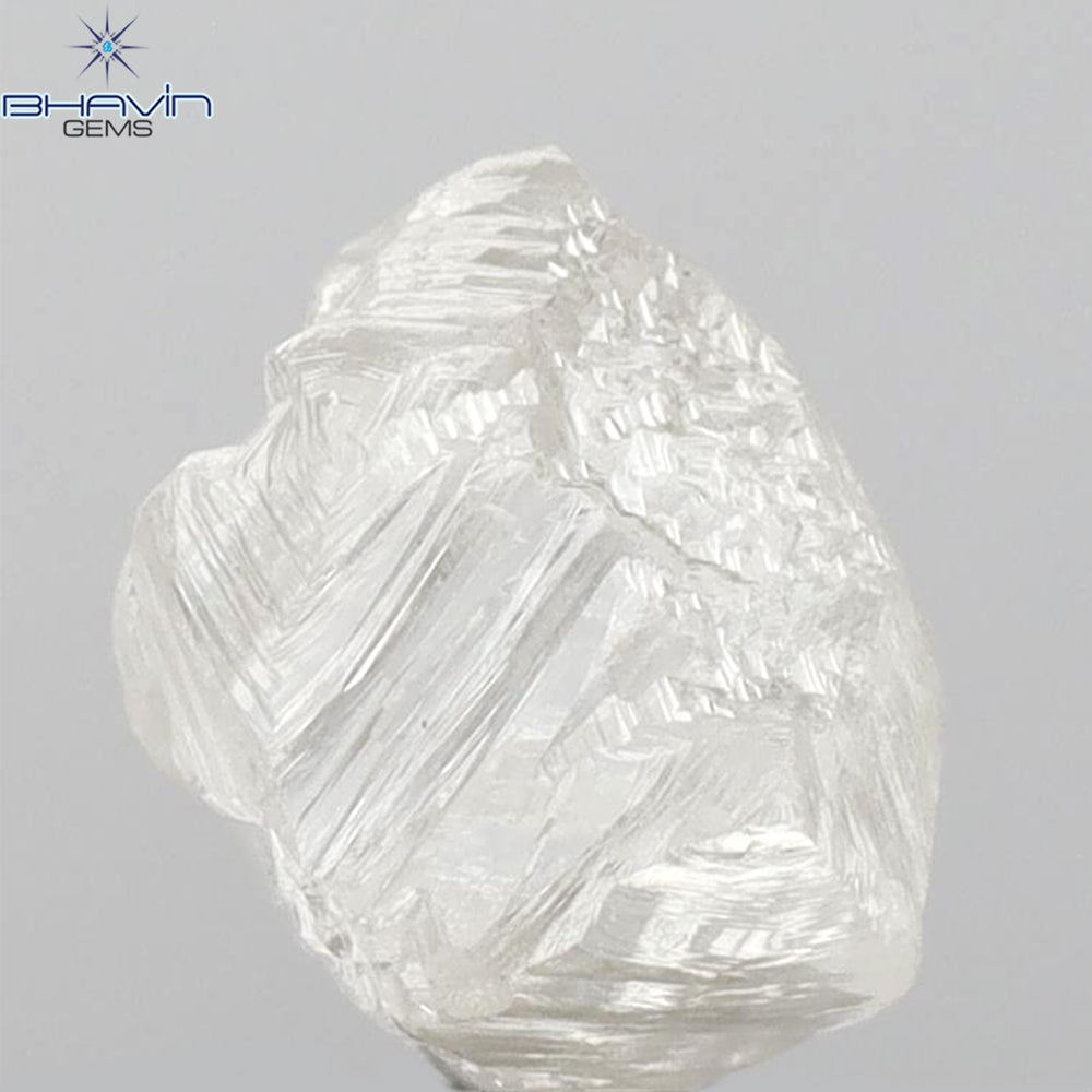 0.90 CT ラフ シェイプ ナチュラル ダイヤモンド ホワイト カラー VS1 クラリティ (5.95 MM)