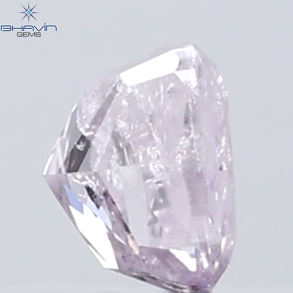 0.27 CT Cushion Diamond Natural Pink Color I3 Clarity (3.51 MM)
