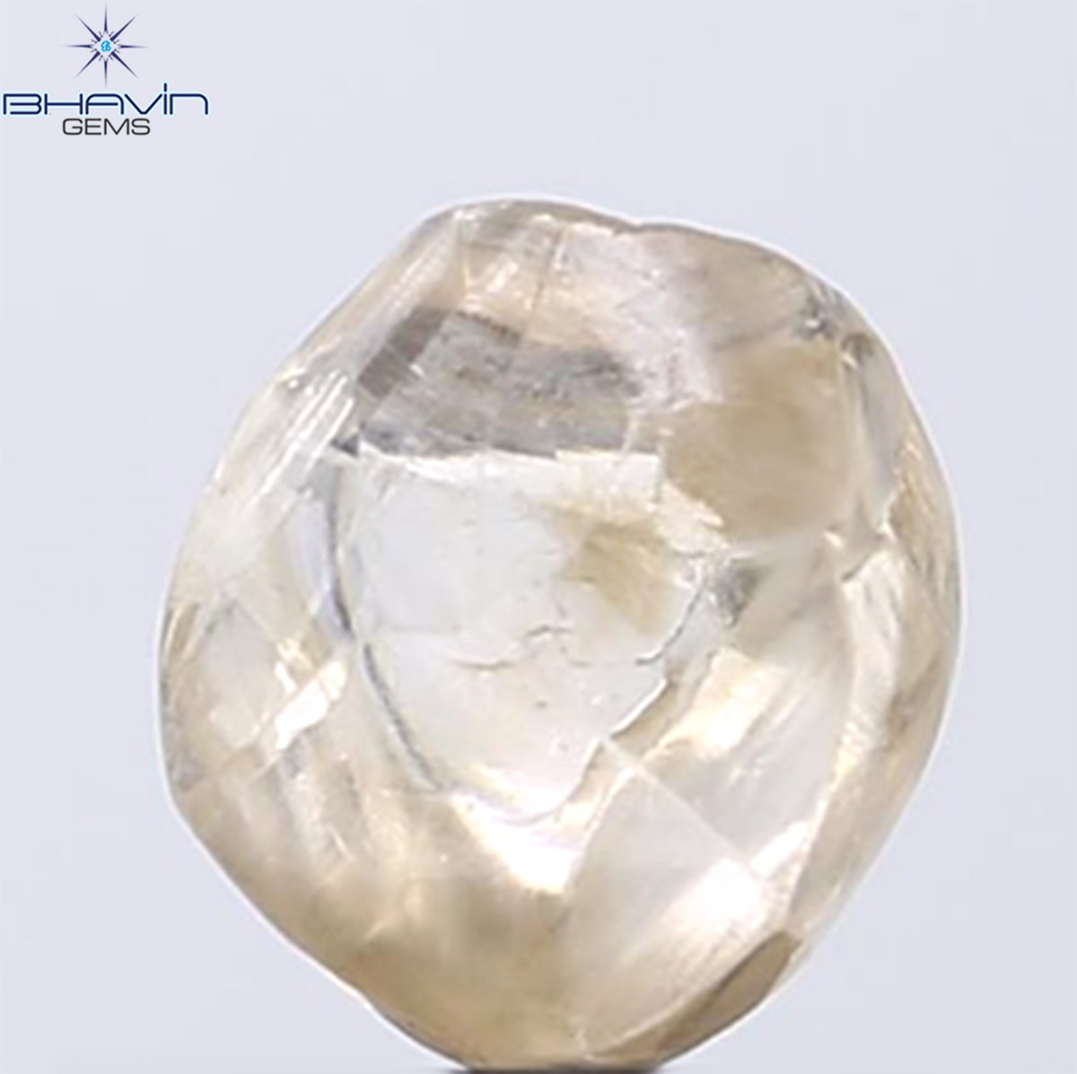 2.17 CT Natural Rough Diamond Brown Color Clarity VS (7.43 MM)