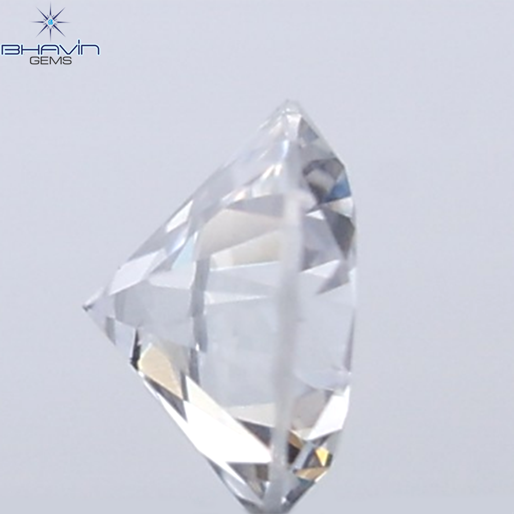 0.18 CT ラウンド ローズ カット シェイプ 天然ダイヤモンド ピンク色 I2 クラリティ (3.86 MM)