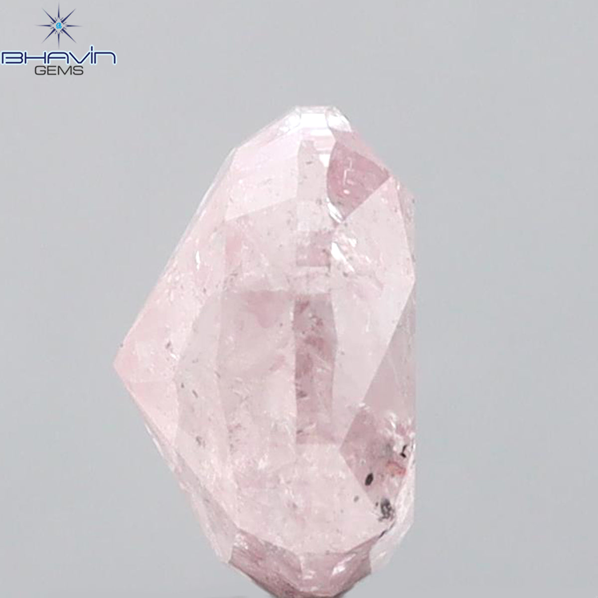 0.05 CT クッションシェイプ 天然ダイヤモンド ピンク色 I1 クラリティ (2.11 MM)