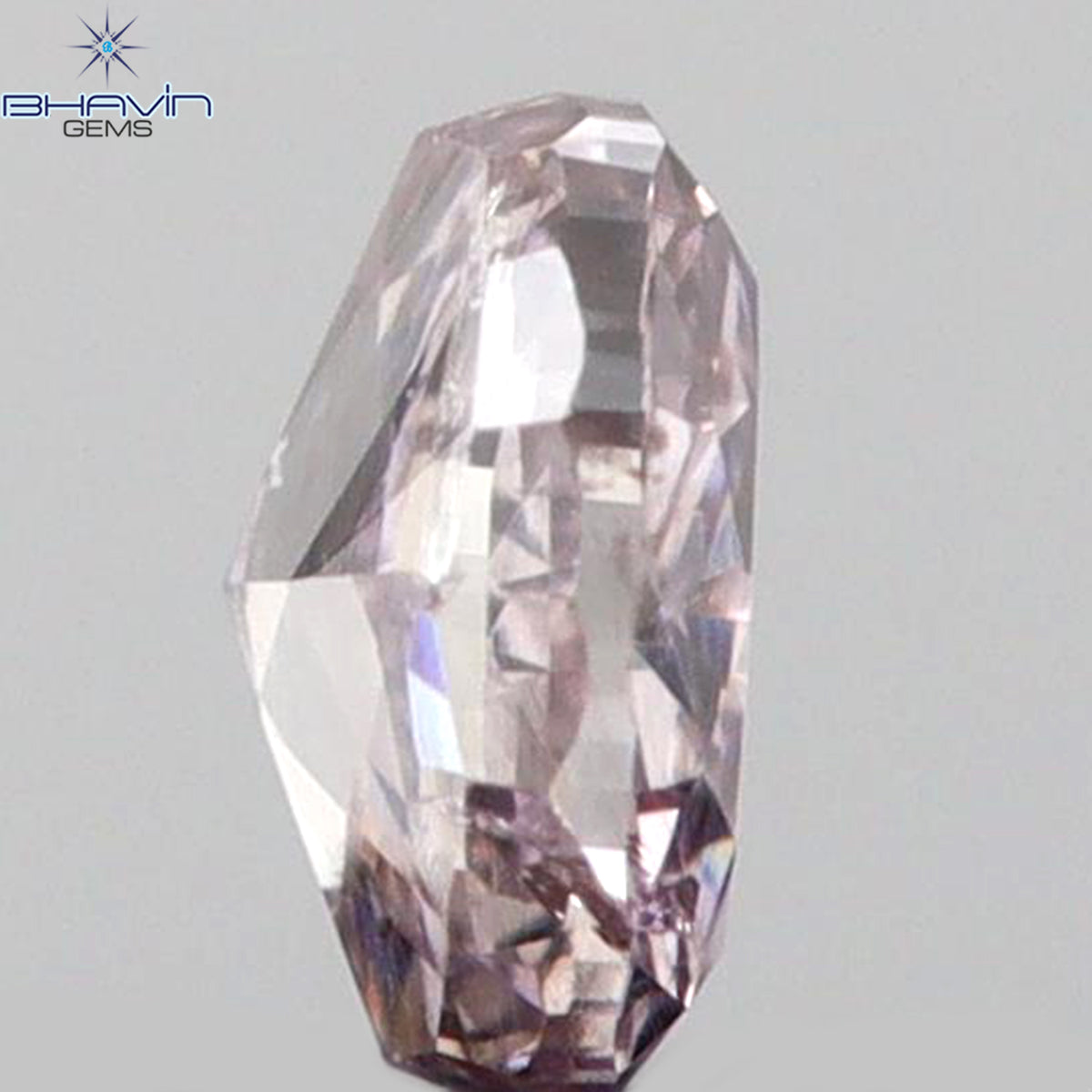 0.07 CT オーバルシェイプ 天然ダイヤモンド ピンクカラー SI1 クラリティ (2.84 MM)
