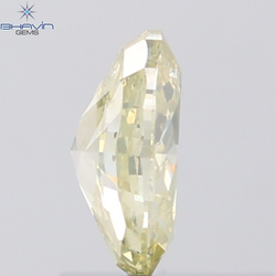 2.00 CT Oval Diamond Natural Green Yellow Color SI2 Clarity (9.26 MM)