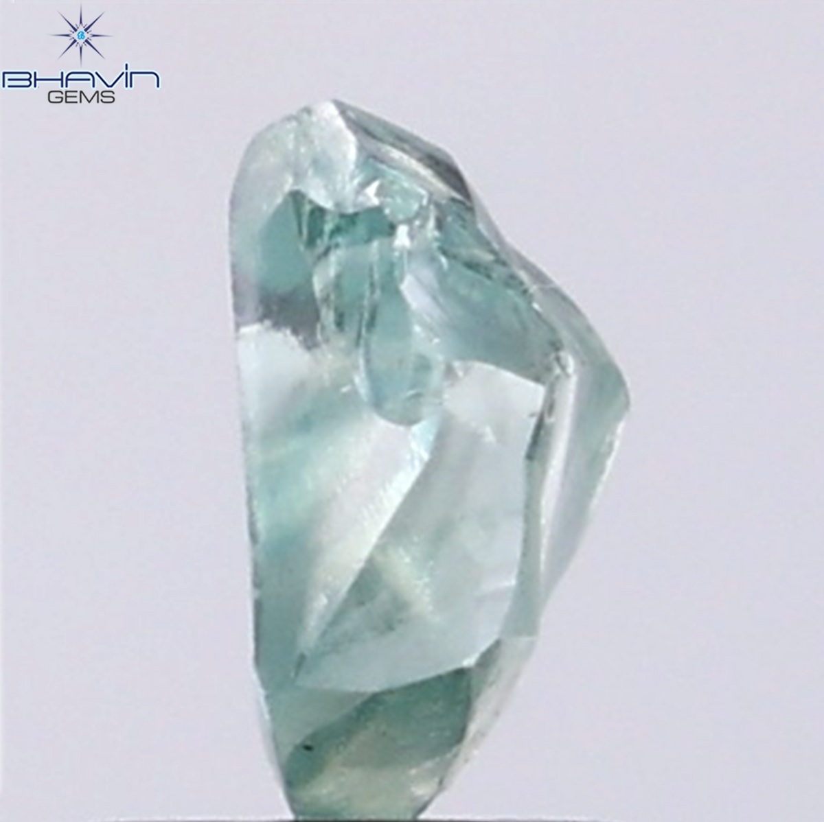 0.49 CT ラフシェイプ ナチュラル ダイヤモンド ピンク色 I3 クラリティ (4.90 MM)
