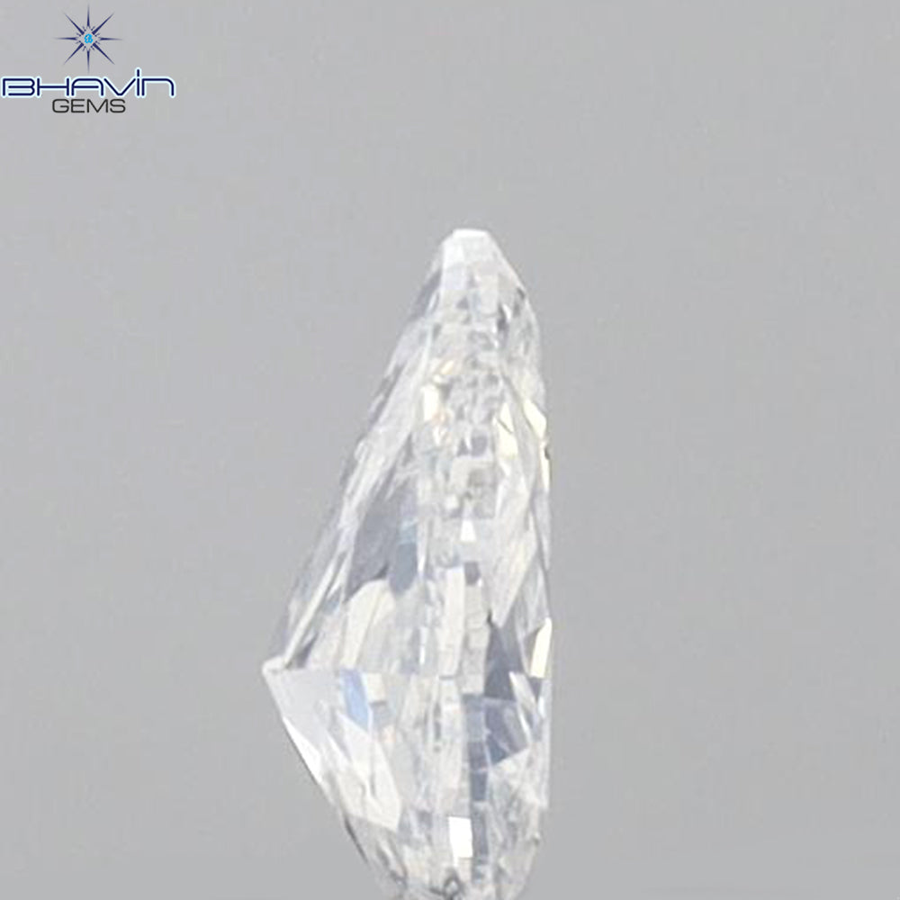 0.15 CT Pear Shape Natural Diamond White Color SI1 Clarity (4.10 MM)