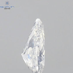 0.15 CT Pear Shape Natural Diamond White Color SI1 Clarity (4.10 MM)