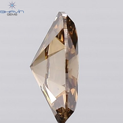 1.07 CT Oval Shape Natural Diamond Brown Color SI2 Clarity (8.17 MM)